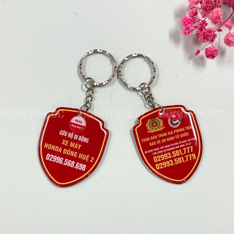 Móc khóa in logo 03